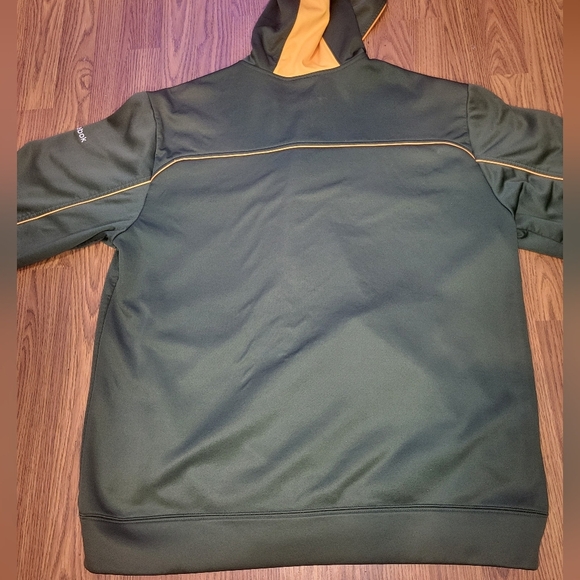 Lot Of 2 Edmonton Eskimos Green Coat & Long-sleeve Reebok Hoodie Men's XL B4 - Picture 12 of 13
